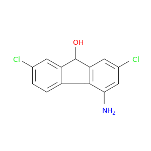 4-amino-2,7-dichloro-9h-fluoren-9-ol