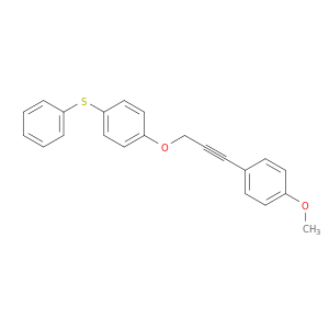 Benzene, 1-[[3-(4-methoxyphenyl)-2-propynyl]oxy]-4-(phenylthio)-