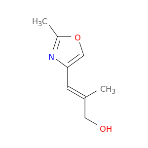 2-Propen-1-ol,2-methyl-3-(2-methyl-4-oxazolyl)-, (2E)-