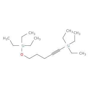 Silane, triethyl[5-[(triethylsilyl)oxy]-1-pentynyl]-