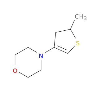 Morpholine, 4-(4,5-dihydro-5-methyl-3-thienyl)-