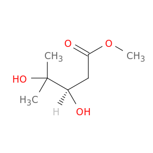 戊烯酸,3,4-二羟基-4-甲基-,甲酯,(r)-