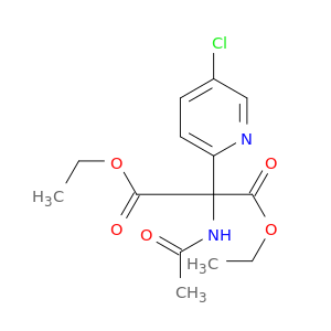 DIETHYL 2-ACETAMIDO-2-(5-CHLORO(PYRIDIN-2-YL))PROPANEDIOATE