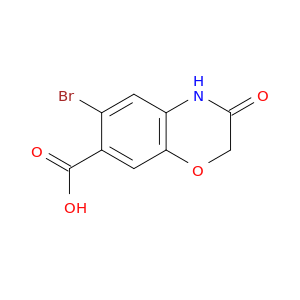 6-Bromo-3-oxo-3,4-dihydro-2H-1,4-benzoxazine-7-carboxylic Acid