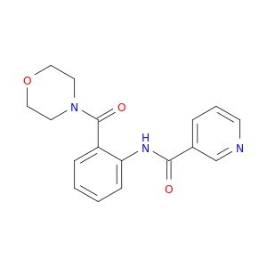 N-[2-(MORPHOLINE-4-CARBONYL)PHENYL]PYRIDINE-3-CARBOXAMIDE