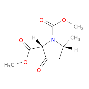 1,2-Pyrrolidinedicarboxylic acid, 5-methyl-3-oxo-, dimethyl ester, cis-