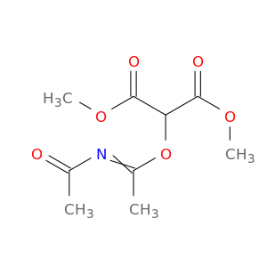 Propanedioic acid, 2-[1-(acetylimino)ethoxy]-, 1,3-dimethyl ester