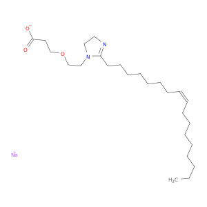 丙酸,3-[2-[2-(8-庚烯基)-4,5-二氢-1H-咪唑-1-基]乙氧基]-,钠盐,(Z)-