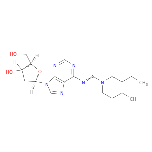 Adenosine, 2'-deoxy-N-[(dibutylamino)methylene]-