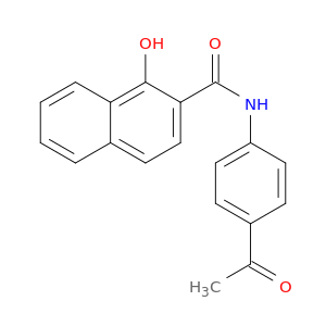 2-Naphthalenecarboxamide, N-(4-acetylphenyl)-1-hydroxy-