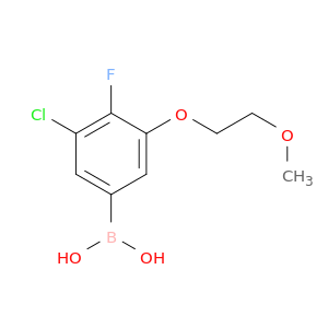 3-Chloro-4-fluoro-5-(2-methoxyethoxy)phenylboronic acid