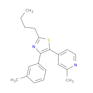 2-BUTYL-4-(3-METHYLPHENYL)-5-(2-METHYL-4-PYRIDYL)-1,3-THIAZOLE