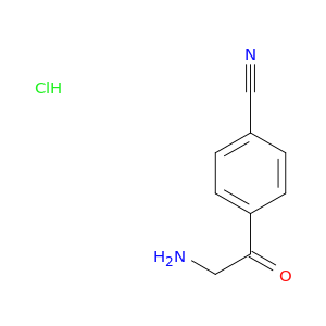 4-(2-aminoacetyl)benzonitrile hydrochloride
