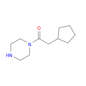 2-cyclopentyl-1-(piperazin-1-yl)ethan-1-one