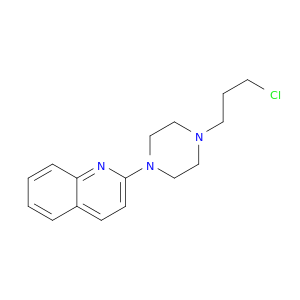 Quinoline,2-[4-(3-chloropropyl)-1-piperazinyl]-