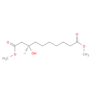 Decanedioic acid, 3-hydroxy-, dimethyl ester, (3R)-