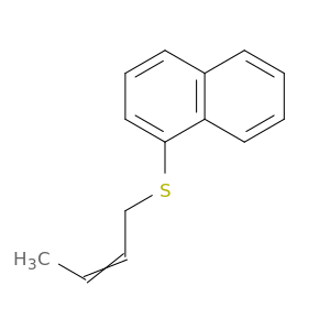 Naphthalene, 1-(2-butenylthio)-