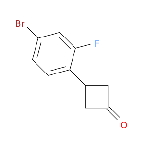 3-(4-溴-2-氟苯基)环丁酮