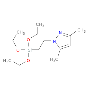 1H-Pyrazole, 3,5-dimethyl-1-[2-(triethoxysilyl)ethyl]-