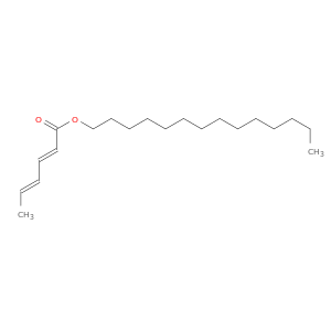 2,4-Hexadienoic acid, tetradecyl ester, (2E,4E)-