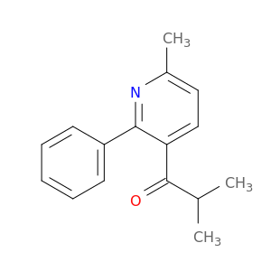 1-Propanone, 2-methyl-1-(6-methyl-2-phenyl-3-pyridinyl)-