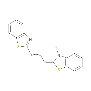 Benzothiazole, 2-[3-(2-benzothiazolyl)-2-propenylidene]-2,3-dihydro-