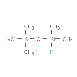 Disiloxane, fluoropentamethyl-
