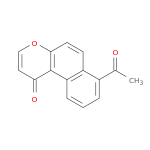 1H-Naphtho[2,1-b]pyran-1-one, 7-acetyl-