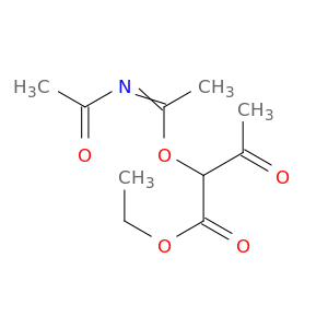 Butanoic acid, 2-[1-(acetylimino)ethoxy]-3-oxo-, ethyl ester