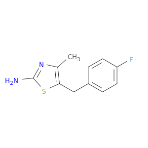 5-(4-Fluorobenzyl)-4-methylthiazol-2-amine