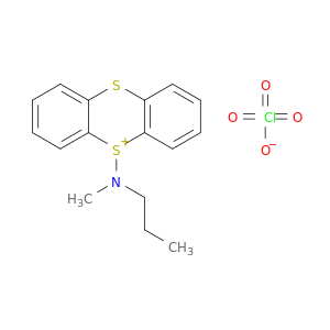 Thianthrenium, 5-(methylpropylamino)-, perchlorate