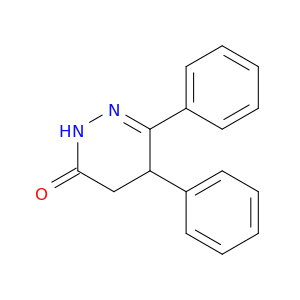 3(2H)-Pyridazinone,4,5-dihydro-5,6-diphenyl-