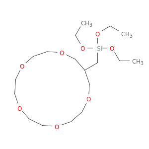 Silane, triethoxy(1,4,7,10,13-pentaoxacyclohexadec-15-ylmethyl)-