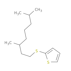Thiophene, 2-[(3,7-dimethyloctyl)thio]-