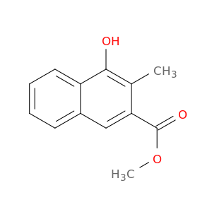 2-Naphthalenecarboxylic acid, 4-hydroxy-3-methyl-, methyl ester