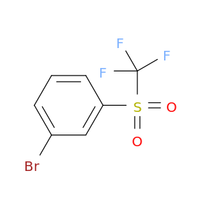 1-Bromo-3-((trifluoromethyl)sulfonyl)benzene