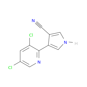 1H-Pyrrole-3-carbonitrile, 4-(3,5-dichloro-2-pyridinyl)-