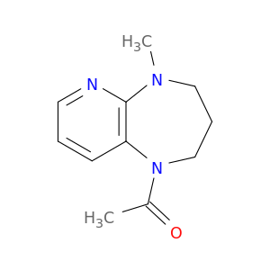 1H-Pyrido[2,3-b][1,4]diazepine, 1-acetyl-2,3,4,5-tetrahydro-5-methyl-