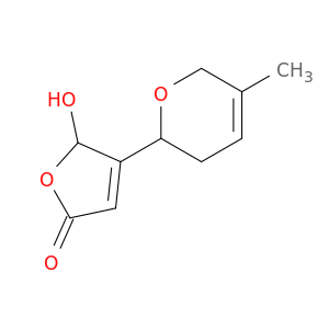 2(5H)-Furanone, 4-(3,6-dihydro-5-methyl-2H-pyran-2-yl)-5-hydroxy-