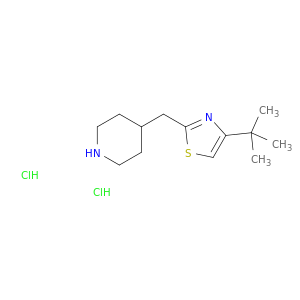 4-[(4-tert-Butyl-1,3-thiazol-2-yl)methyl]piperidine dihydrochloride