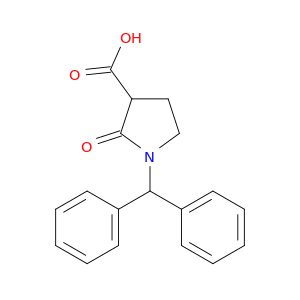 1-(Diphenylmethyl)-2-oxopyrrolidine-3-carboxylic acid