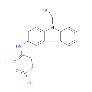4-[(9-乙基-9H-咔唑-3-基)氨基]-4-氧脱乙酸