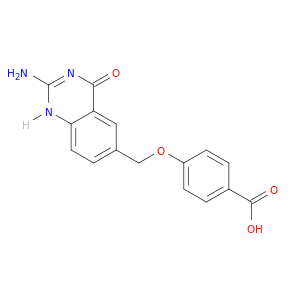 Benzoic acid, 4-[(2-amino-1,4-dihydro-4-oxo-6-quinazolinyl)methoxy]-
