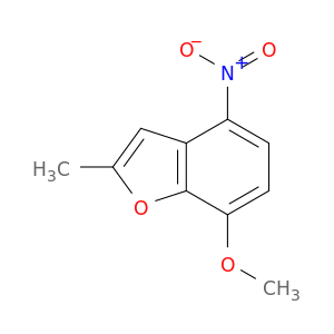 Benzofuran, 7-methoxy-2-methyl-4-nitro-