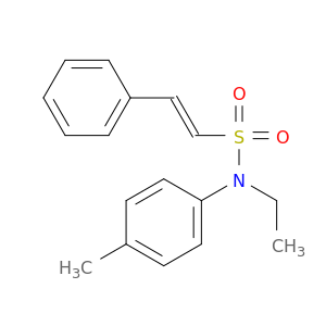 Ethenesulfonamide, N-ethyl-N-(4-methylphenyl)-2-phenyl-, (E)-