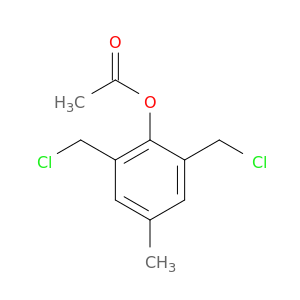 Phenol,2,6-bis(chloromethyl)-4-methyl-, 1-acetate