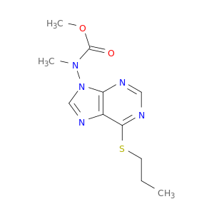 Carbamic acid, methyl[6-(propylthio)-9H-purin-9-yl]-, methyl ester