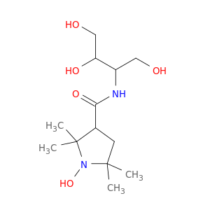 3-Pyrrolidinecarboxamide,N-[2,3-dihydroxy-1-(hydroxymethyl)propyl]-1-hydroxy-2,2,5,5-tetramethyl-