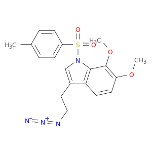 1H-Indole, 3-(2-azidoethyl)-6,7-dimethoxy-1-[(4-methylphenyl)sulfonyl]-
