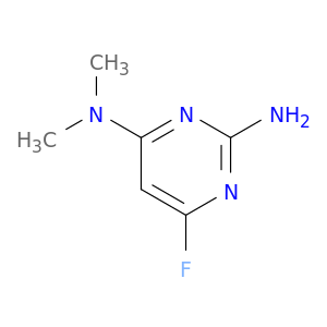 2-氨基-4-二甲基氨基-6-氟嘧啶